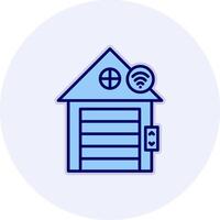 Smart Garage Vecto Icon vector