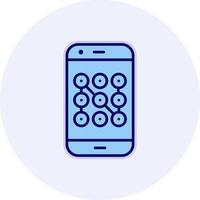 Mobile Security Vecto Icon vector