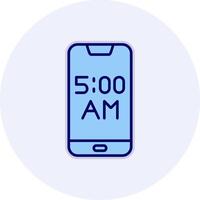 Smartphone Alarm Vecto Icon vector