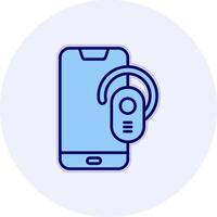 Earpiece Vecto Icon vector