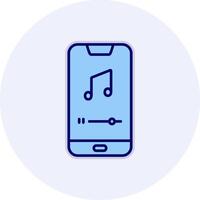 Mobile Music Player Vecto Icon vector