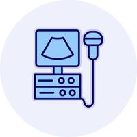 Ultrasound Machine Vecto Icon vector