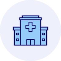 Hospital Building Vecto Icon vector