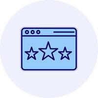 Web Page FeedBack Vecto Icon vector