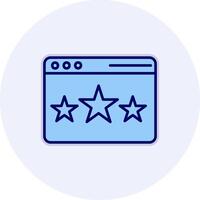 Web Page FeedBack Vecto Icon vector