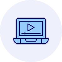 vídeo anuncio vecto icono vector