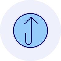 Up Arrow Vecto Icon vector