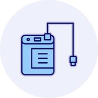 External Hard Drive Vecto Icon vector