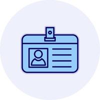 Identification Card Vecto Icon vector