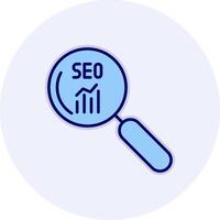 Seo Search Vecto Icon vector