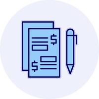 Paid Articles Vecto Icon vector