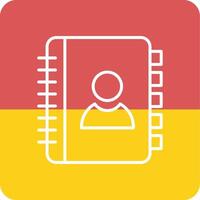 Contact Book Vecto Icon vector