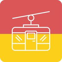 Cable Car Vecto Icon vector