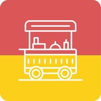 Food Cart Vecto Icon vector