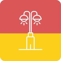 Park Lamp Vecto Icon vector