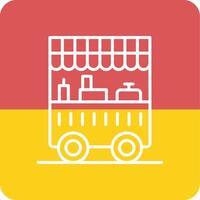 Food Cart Vecto Icon vector