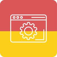 Browser Setting Vecto Icon vector