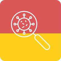 Virus Search Vecto Icon vector