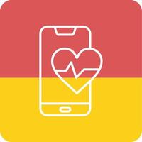 Heart Rate Vecto Icon vector