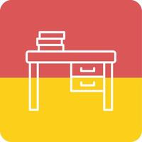 Work Desk Vecto Icon vector