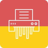 Paper Shredder Vecto Icon vector