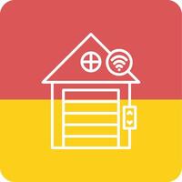 Smart Garage Vecto Icon vector