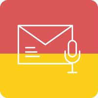 voz correo vecto icono vector