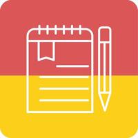 Note Book Vecto Icon vector