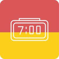 Digital Clock Vecto Icon vector