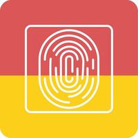 Fingerprint Vecto Icon vector