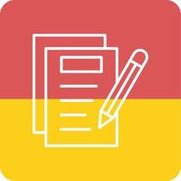 Notes Writing Vecto Icon vector