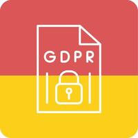 GDPR Vecto Icon vector