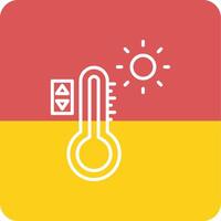 temperatura controlar vecto icono vector