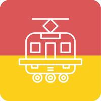 Tram Vecto Icon vector