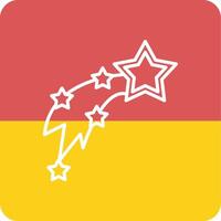 Shooting Stars Vecto Icon vector