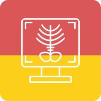 X-ray Bone Vecto Icon vector