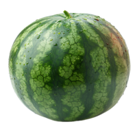 ai generiert Scharf und klar, isoliert Wassermelone auf ein transparent Segeltuch png