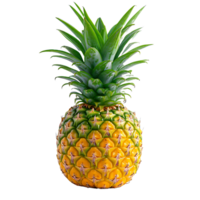 ai generiert klar Schnitt Paradies, Ananas isoliert auf transparent Segeltuch png