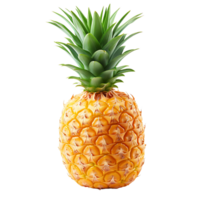 ai généré tranché soleil, ananas Couper en dehors avec transparence png