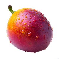 ai gegenereerd Doorzichtig besnoeiing vreugde, mango geïsoleerd Aan transparant canvas png