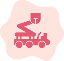 Boom Lift Vecto Icon vector