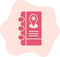 Address Book Vecto Icon vector