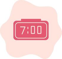 Digital Clock Vecto Icon vector