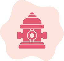 Fire Hydrant Vecto Icon vector