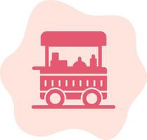 Food Cart Vecto Icon vector