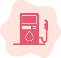 combustible estación vecto icono vector