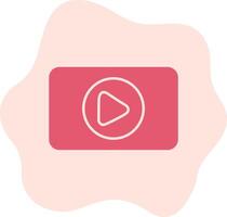 Video Player Vecto Icon vector