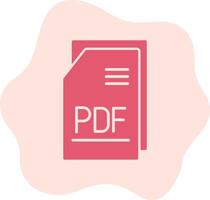 Pdf File Vecto Icon vector