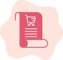 Shopping List Vecto Icon vector