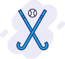 Hockey Line Filled Backgroud Icon vector